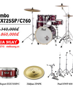 Combo EXX725SP/C760 | Mua combo Trống ~ Giá ~ Cymbal